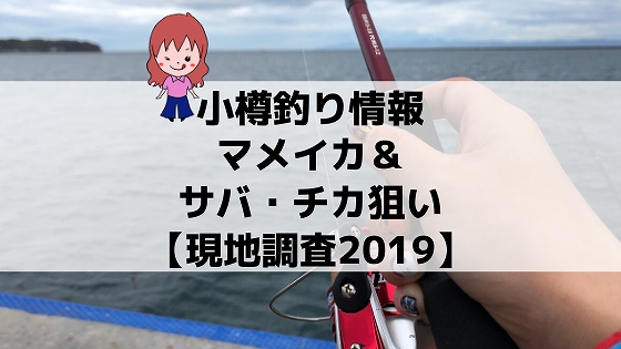 小樽釣り情報！マメイカ、サバ、チカ狙いで現地調査【2019】